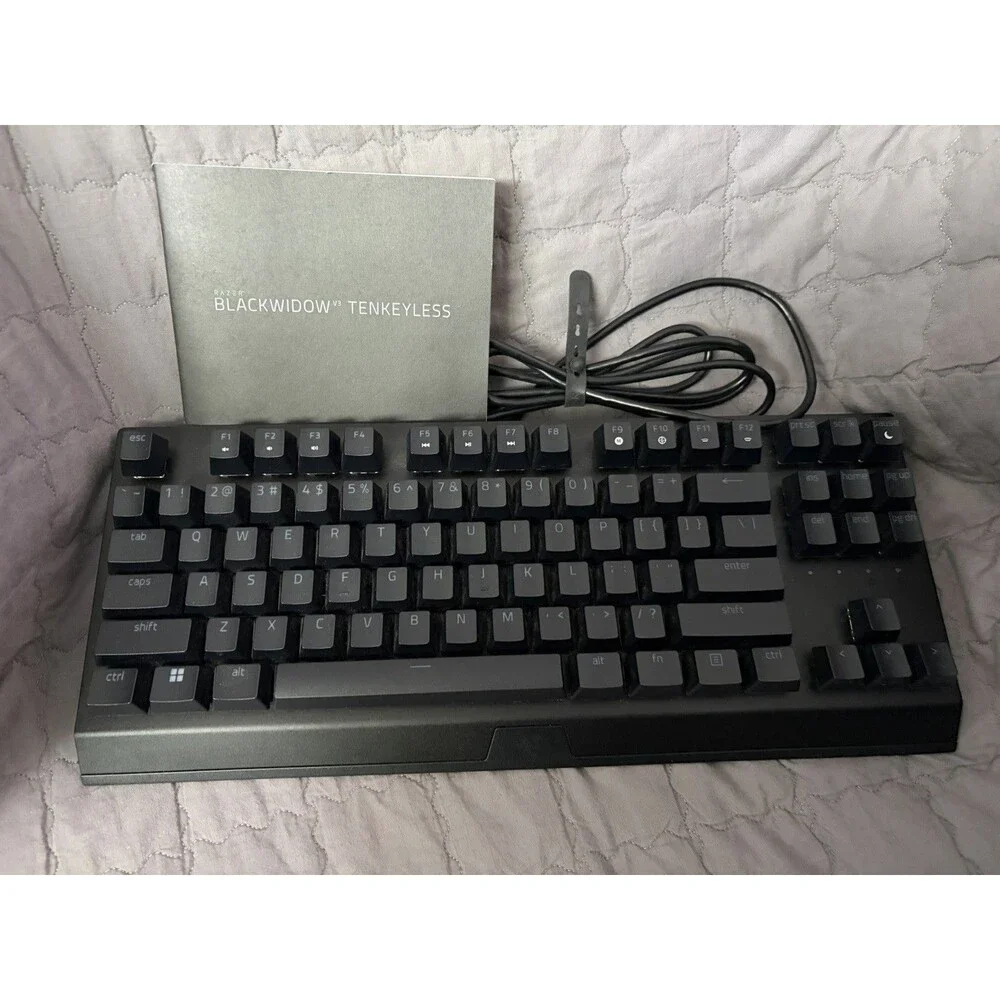 Razer BlackWidow V3 Tenkeyless Mechanical Illuminated Wired USB Keyboard